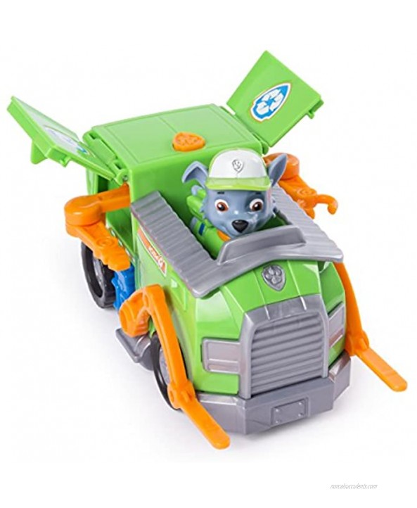 Paw Patrol Rocky’s Transforming Recycle Truck with Pop-out Tools and Moving Forklift for Ages 3 and Up