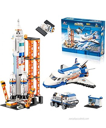 City Space Mars Exploration Space Shuttle Toy Building Kit City Space Rocket and Launch Control Model Rocket Building Set STEM Astronaut Roleplay Spaceship Toy for Boys and Girls 1091 Pieces
