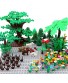Garden Park Building Block Parts Botanical Scenery Accessories Plant Set Building Bricks Toy Trees Flowers Compatible All Major Brands Without Baseplate