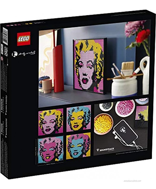 LEGO Art Andy Warhol’s Marilyn Monroe 31197 Collectible Building Kit for Adults; an Excellent Gift for Adults to Make Stunning Wall Art at Home and Who Love Creative Building New 2020 3,341 Pieces