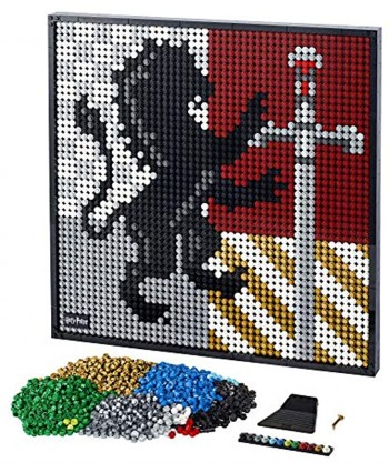 LEGO Art Harry Potter Hogwarts Crests 31201 Building Kit; Perfect for Adults Who Love Hobbies and Collectibles New 2021 4,249 Pieces