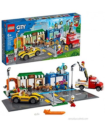 LEGO City Shopping Street 60306 Building Kit; Cool Building Toy for Kids New 2021 533 Pieces