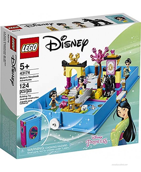 LEGO Disney Mulan’s Storybook Adventures 43174 Creative Building Kit New 2020 124 Pieces