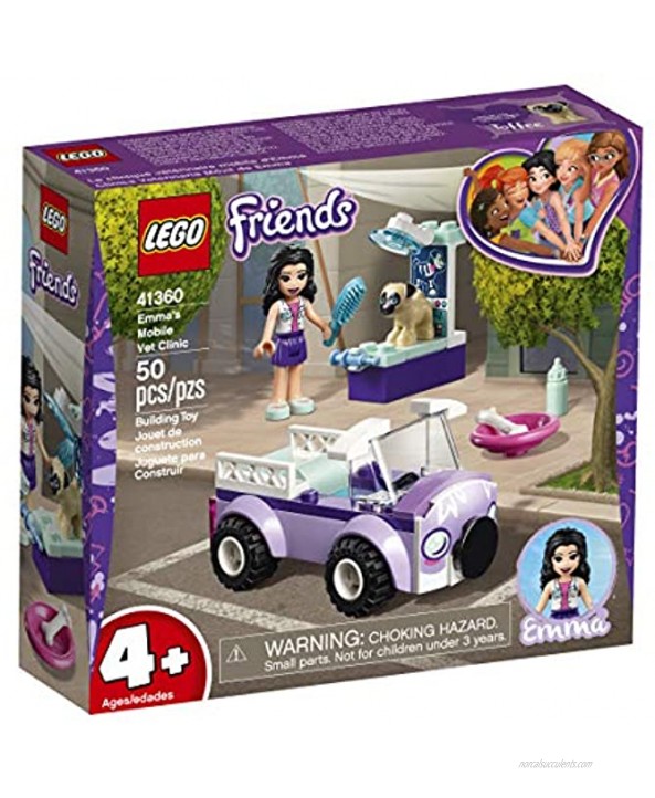 LEGO Friends 4+ Emma’s Mobile Vet Clinic 41360 Building Kit 50 Pieces