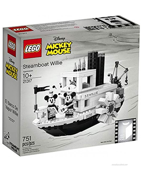 LEGO Ideas 21317 Disney Steamboat Willie Building Kit 751 Pieces