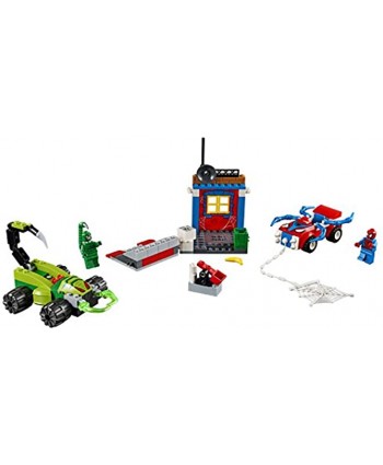 LEGO Juniors 4+ Marvel Super Heroes Spider-Man vs. Scorpion Street Showdown 10754 Building Kit 125 Pieces