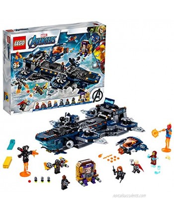 LEGO Marvel Avengers Helicarrier 76153 Fun Brick Building Toy with Marvel Avengers Action Minifigures Great Gift for Kids Who Love Airplanes and Superhero Adventures 1,244 Pieces