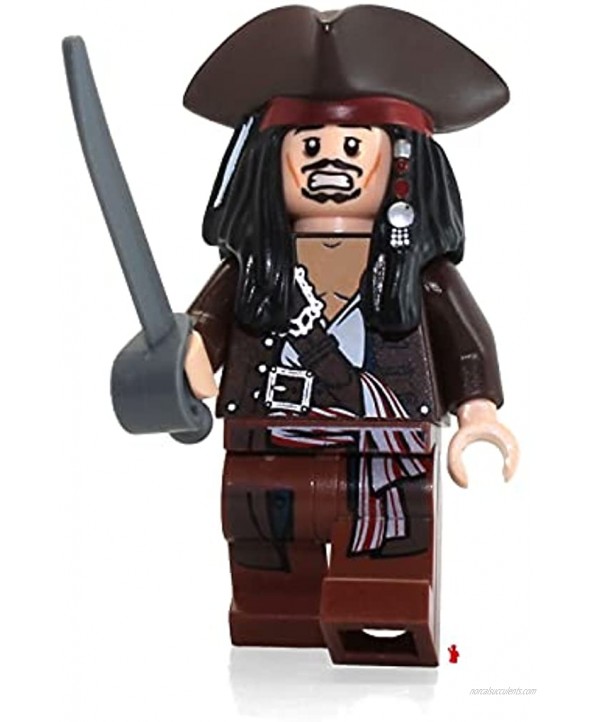 LEGO Pirates of the Caribbean Minifigure Captain Jack Sparrow Hat and Jacket