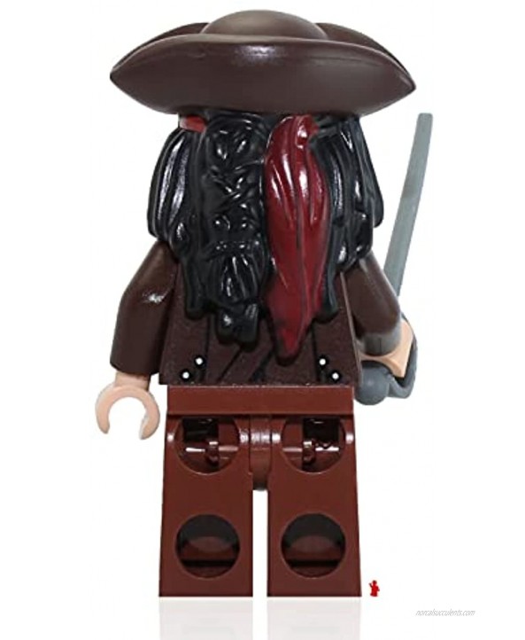 LEGO Pirates of the Caribbean Minifigure Captain Jack Sparrow Hat and Jacket