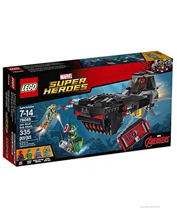 LEGO Super Heroes Iron Skull Sub Attack Building Kit 335 Piece