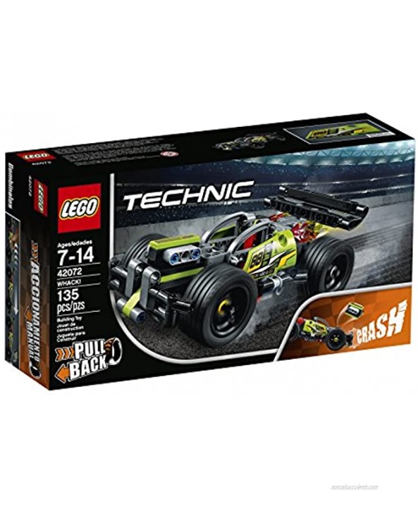 LEGO Technic WHACK! 42072 Building Kit with Pull Back Toy Stunt Car Popular Girls and Boys Engineering Toy for Creative Play 135 Pieces