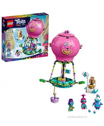 LEGO Trolls World Tour Poppy’s Hot Air Balloon Adventure 41252 Building Kit an Ideal for Creative Play 250 Pieces