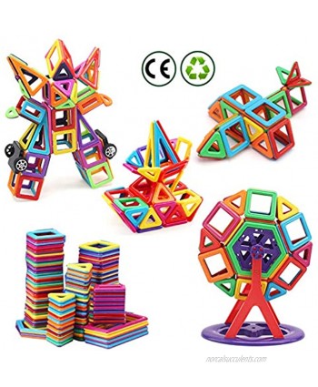nicknack Mini Magnetic Blocks Toys Magnetic Tiles Building Blocks for Kids Baby and Toddler Gift Magnet Stacking Block Toys 116pcs