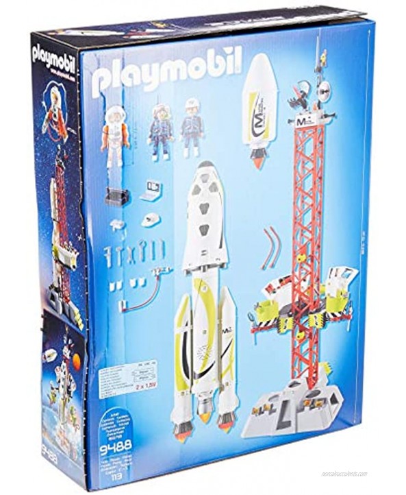 PLAYMOBIL Mission Rocket with Launch Site 27.94 x 71.88 x 22.1 cm
