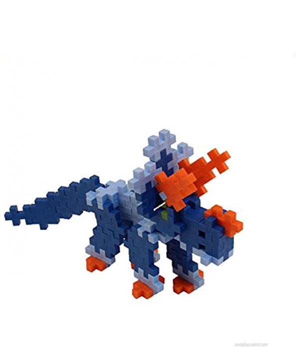 PLUS PLUS Triceratops Dinosaur 70 pc Construction Building Stem Steam Toy Kids Puzzle Blocks