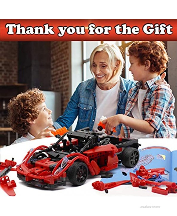 WisePlay RC Car Kits to Build | 380pcs Stem Building Toys for 8 10 12 Year Old Boys & Girls | Build Your Own RC Car Kit for Kids for 8 9 10 11 and 12 Year Old Boys and Girl