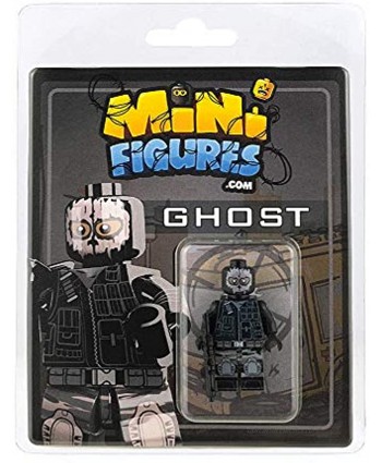 Custom Design Minifigure Ghost Soldier Adult Collectors Edition