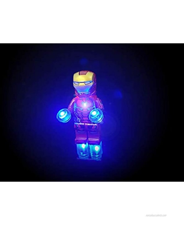 Iron Man Minifigure with LED Light up