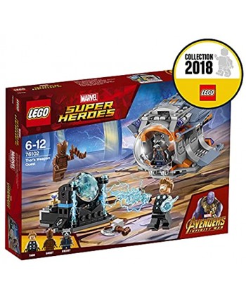 LEGO 76102 Marvel Avengers Infinity War Thor’s Weapon Quest Playset