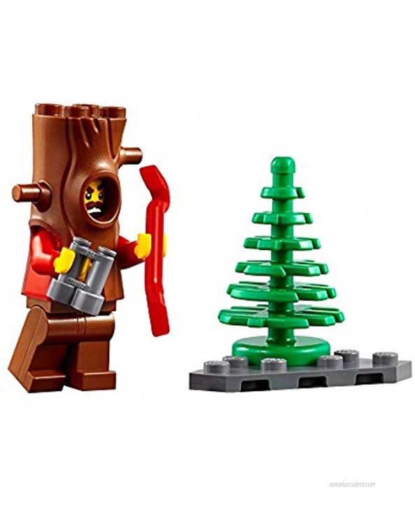 LEGO City Mountain Police Minifigure Crook Male Stumpy 10K in Tree Costume 60174