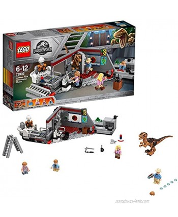 LEGO Jurassic World Hunting The Velociraptor 75932 Dinosaur Set
