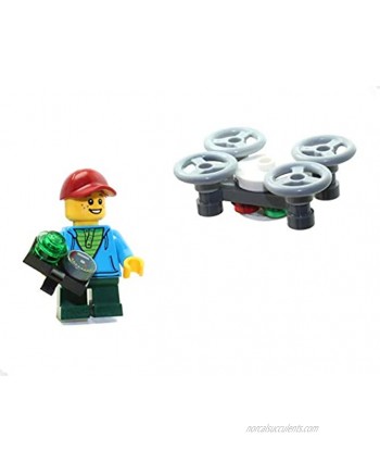 LEGO Winter Holiday Minifigure Boy with Toy Drone and Remote 60201