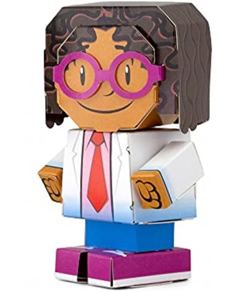 Max Meow 3 Pack Set Max Mindy Agent M | Cubles Build Your Own 3D Product Figures | A Sturdy No Glue No Scissors Activity.