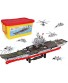 2234 Pcs 38x 7.7x10.5 Inch Aircraft Carrier Adult Building Blocks Exercise N Play Stress Release Large Construction Military Blocks for Adult and Kids 14 Year and Up