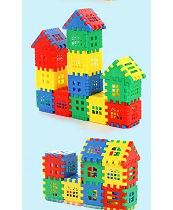 DEJUN Interlocking Building Blocks Toys for Kids Building Blocks for Toddlers Building Blocks Educational Toys Set 70 PCS M