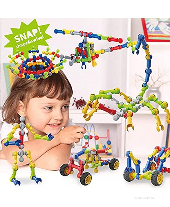 Kids Building Stem Toys ,110 Pcs Educational Construction Engineering Building Blocks DIY Learning Set for Ages 3+ Year Old Boys and Girls ,Best Gift for Kids Creative Games & Fun Activity