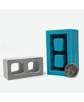 Mini Materials 1:6 Scale Cinder Block 1pc Mold