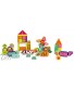 small foot wooden toys Farm Theme Wood and Knobs Building Blocks 80 Piece playset Designed for Children 12+ Months