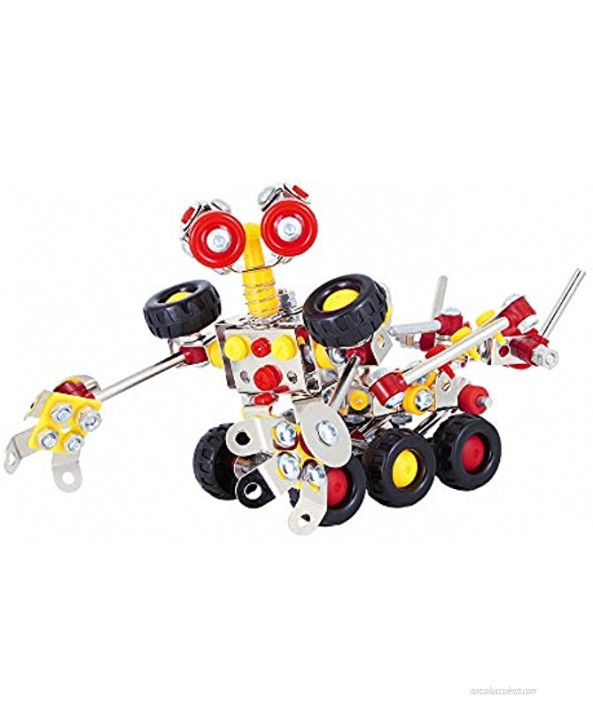 STEM Metal Set 3 in1 Robot Building Model Construction Toy with Metal Beams and Screws for Kids Boys Adults 8 Years and Up Engineering Series Erector