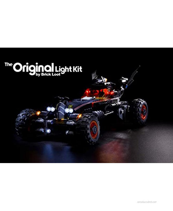 Brick Loot LED Lighting Kit for Lego Batman Movie Batmobile Set 70905 Lego Set NOT Included