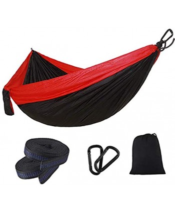 Camping Hammock with Ropes Double Tree Hamock Outdoor Indoor 2 Person Tree Beach Accessories Backpacking Multicolor 6,270140CM