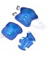 TOYANDONA 1 Set 6pcs Kids Sports Protective Gear Knee Protector Elbow Pads Wrist Guards for Bike Roller Skating Blue