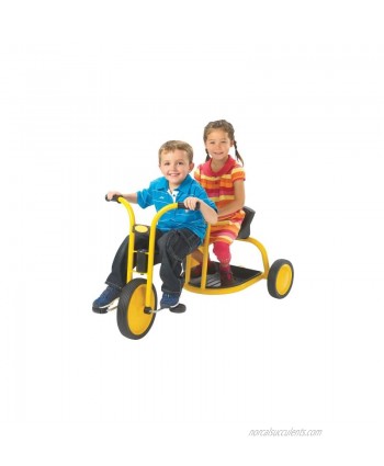 Angeles Kids Children Mini MyRider Tandem with Yellow Powder Coated Frame