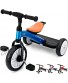 BMW Toddlers' Trike with Steel Frame for Baby Boys and Girls Age 2-5 Great Gift of Tricycle for Kids Comfortable and Safe Riding for Children 10 Inches Cordoba Blue