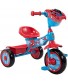 Huffy Marvel Spider-Man 3 Wheel Preschool Training Tricycle with Steel Frame Storage Basket Plastic Pedals and Handlebar Grips for Toddlers Red