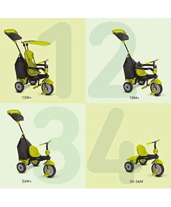 smarTrike Glow Baby Tricycle Green