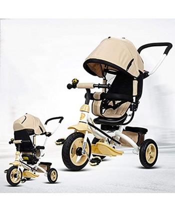 Stroller Wagon Kids Tricycle,Tricycle Trike Trikes Kids' Tricycles Bicycle Children Baby Bike Infant Trolley 1-3-5 Years Old -with Panoramic Sunroof Color : Black Color : Purple over 1 year old gi