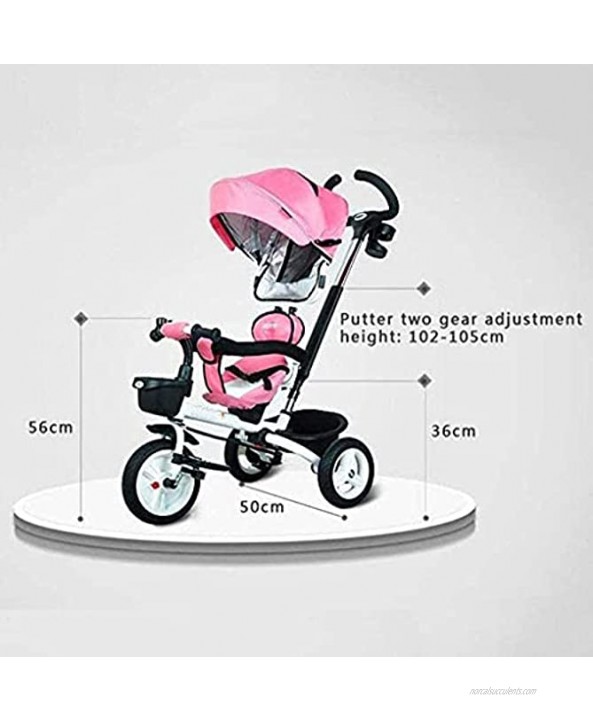 Stroller Wagon Tricycle Trike Baby Stroller Pushchairs Trolley,bicycle Children's Tricycle Baby Folding 1-6-year-old Carriage Stroller Bike color : Blue Color : Pink over 1 year old girl gifts