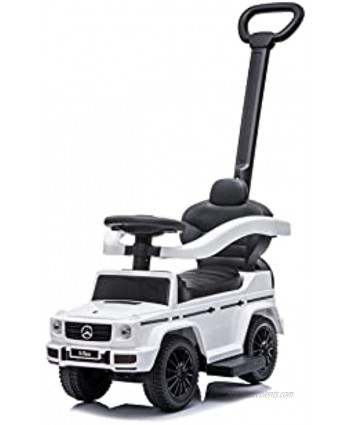 Best Ride On Cars Mercedes G-Wagon 3 in 1 Push Car White