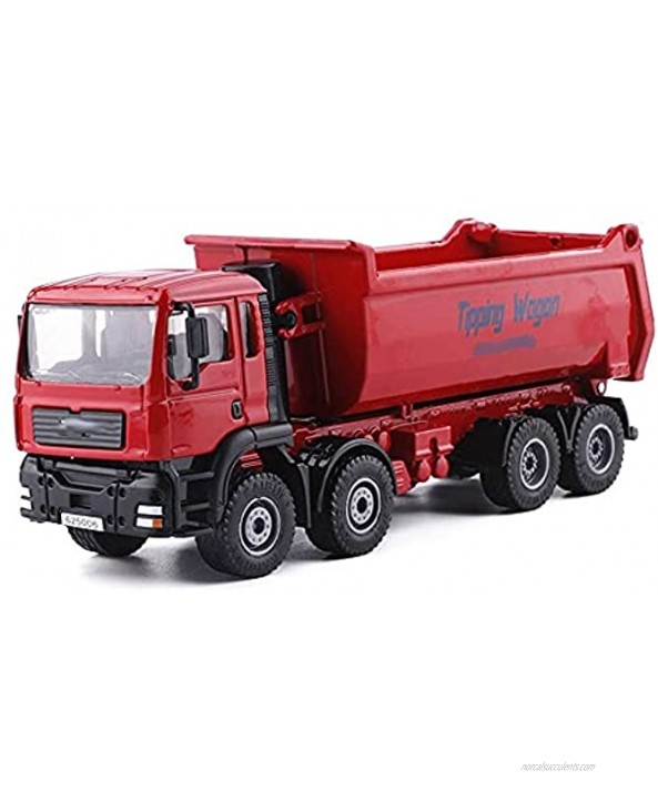 Nuoyazou Available Metal Anti-Fall Boy Toy Car Alloy Dump Truck Model 3 Colors Simulation Engineering Car Children's Toy Gift