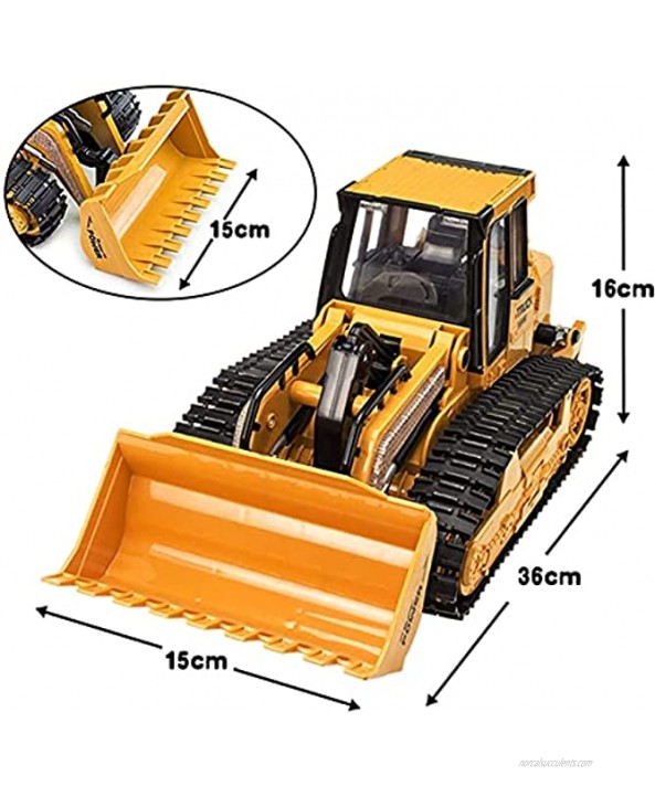 Nuoyazou Big Track Remote Control Special Car Towed RC Electric Kids Family Toys Super Forklift Bulldozer Series of Engineering Electric Agricultural Toy Car Charging Male