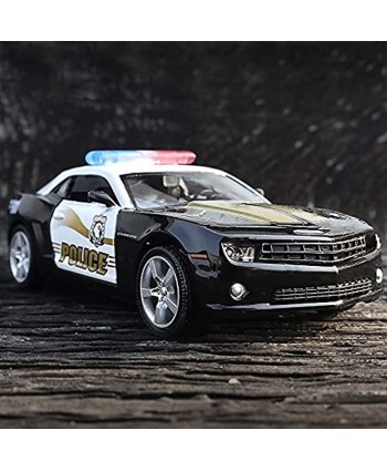 Nuoyazou Decoration Collection Simulation American Police Car Model Mini Baby Toy Car Door Can Be Opened Alloy Toy Car