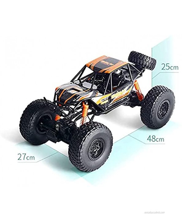 Nuoyazou Remote Control Off-Road Vehicle Four-Wheel Resistance to Fall Wireless Drive High-Speed Climbing Car Charging Children's Toy Boy Car for Kids 6+