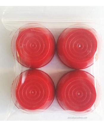 Quadrapoint Hub Caps for Radio Flyer Steel & Wood Wagons 1 2" Red NOT for Plastic Folding OR Little Wagon Model W5 Please Read Entire Product Description